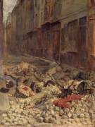 Barricade in the Rue de la Mortellerie (Jean-Louis-Ernest Meissonier) - Muzeo.com