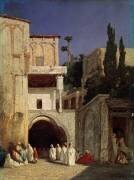 Before a Mosque in Cairo (Alexandre Gabriel Decamps) - Muzeo.com