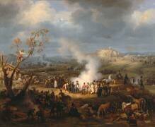 Bivouac de Napoléon Ier à la veille de la bataille d'Austerlitz (Louis François Lejeune) - Muzeo.com