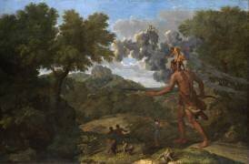 Blind Orion Searching for the Rising Sun (Nicolas Poussin) - Muzeo.com