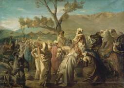 Caïd visitant un douar (Théodore Chasseriau) - Muzeo.com