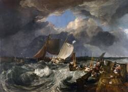 Calais Pier: An English Packet Arriving (Joseph Mallord William Turner) - Muzeo.com