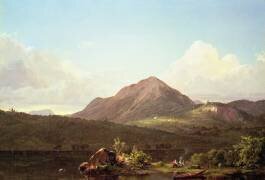 Camp Fire in the Maine Wilderness (Frederic Edwin Church) - Muzeo.com