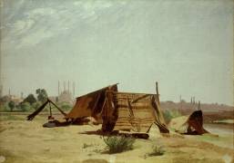 Campement dans les environs de Constantinople (Jean-Léon Gérôme) - Muzeo.com