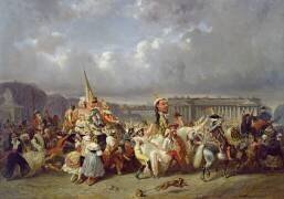 Carnival in the Place de la Concorde (Ernest Seigneurgens) - Muzeo.com