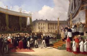 Charles X pose la première pierre du monument à la mémoire de Louis XVI (Joseph Beaume) - Muzeo.com