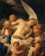 Christ mort porté par des anges (Francesco Trevisani) - Muzeo.com