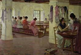Cigar Makers at Seville (Walter Gay) - Muzeo.com