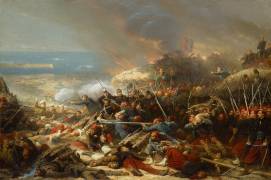 Combat dans la gorge de Malakoff, le 8 septembre 1855 (Adolphe Yvon) - Muzeo.com