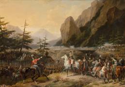 Combat de Mautern en Styrie (Hippolyte Lecomte) - Muzeo.com