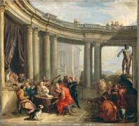 Concert donné dans l'intérieur d'une galerie circulaire d'ordre dorique. (Giovanni Paolo Pannini) - Muzeo.com