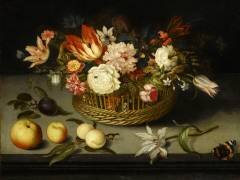 Corbeille de fleurs (Balthasar van der Ast) - Muzeo.com