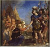 Coriolan supplié par sa mère (Guercino) - Muzeo.com