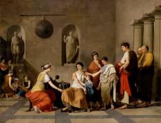 Cornelie, mère des Gracques (Joseph Benoît Suvée) - Muzeo.com
