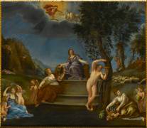 Cybèle et les saisons ou Allégorie de la Terre (Francesco Albani) - Muzeo.com
