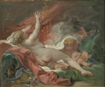 Danaë and the Shower of Gold (François Boucher) - Muzeo.com