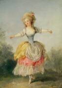 Dancer in Louis XVI costume (Jean-Frédéric Schall) - Muzeo.com