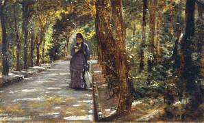 Date in Portici Forest (Giuseppe de Nittis) - Muzeo.com