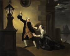 David Garrick as Jaffier and Susannah Cibber as Belvidera (Johan Zoffany) - Muzeo.com