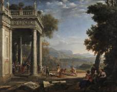 David sacré roi par Samuel (Claude Gellée) - Muzeo.com