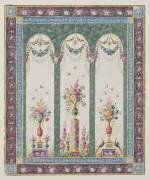 Decorative design for a garden arbour or loggia (French School) - Muzeo.com
