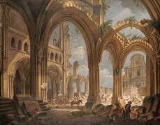 Démolition de l'église Saint-Jean-en-Grève (Pierre-Antoine Demachy) - Muzeo.com