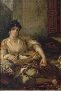 Détail de Femmes d'Alger dans leur appartement (Eugène Delacroix) - Muzeo.com