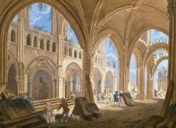 Demolition of the Church of Saint-Jean-en-Greve (Pierre-Antoine Demachy) - Muzeo.com