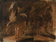 Deux études de cheval (Théodore Géricault) - Muzeo.com