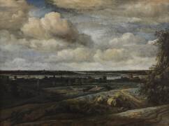 Dutch Panorama Landscape with a River (Phillips Koninck) - Muzeo.com