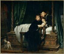 Edouard V, roi mineur d'Angleterre et Richard duc d'York, son frère dit Les enfants d'Edouard (Paul Delaroche) - Muzeo.com