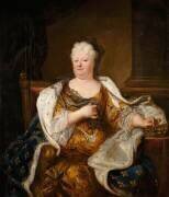 Elisabeth Charlotte de Bavière, princesse Palatine, duchesse d'Orléans (1652-1722) (Hyacinthe Rigaud) - Muzeo.com