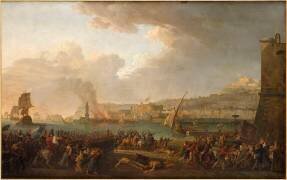Entrée de l'armée française commandée par le général Championnet à Naples, le 21 janvier 1799 (Jean-Jacques-François Taurel) - Muzeo.com