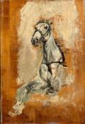 Etude de cheval pommelé, vu de face (Jean-Louis-Ernest Meissonier) - Muzeo.com
