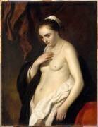 Etude de femme à demi dévêtue (Jacob van Loo) - Muzeo.com