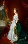 Eugénie de Montijo de Guzman (1826-1920), impératrice des Français - portrait officiel en 1855 (Franz Xaver Winterhalter) - Muzeo.com