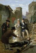 Exchanging Pleasantries before the Body of a Communard (French School) - Muzeo.com