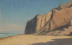 Falaises au Danemark sur la côte occidentale du Jutland (Carl Johan C. Neumann) - Muzeo.com