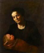 Femme tenant un enfant (Luca Giordano) - Muzeo.com