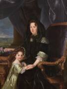 Françoise d'Aubigné marquise de Maintenon (1635-1719) avec sa nièce (Louis Ferdinand Elle the Elder) - Muzeo.com