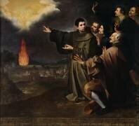Fray Julian of Alcala's Vision of the Ascension of the Soul of King Philip II of Spain (Bartolomé Esteban Murillo) - Muzeo.com
