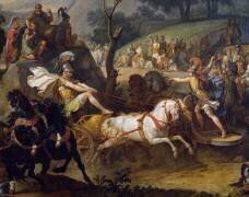 Funeral games in honour of Patrocles (Carle Vernet) - Muzeo.com