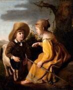 Garçon à la chèvre et jeune bergère (Albert Cuyp) - Muzeo.com