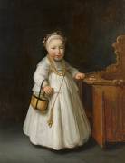 Girl by a High Chair (Govert Flinck) - Muzeo.com