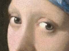 Girl with a Pearl Earring (detail) (Johannes Vermeer) - Muzeo.com