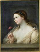 Girl with a Rose (Guido Reni) - Muzeo.com