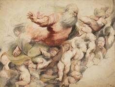 God the Father supported by angels (Peter Paul Rubens) - Muzeo.com