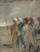Group of Arabs or, Joseph Sold by his Brothers (Théodore Chasseriau) - Muzeo.com