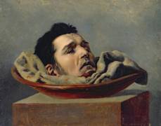 Guillotined head of a parricide executed at Puy in 1825 (François Gabriel de...) - Muzeo.com