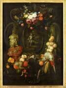 Guirlande de fleurs et de fruits : Vierge à l'Enfant (Joris van Son) - Muzeo.com
